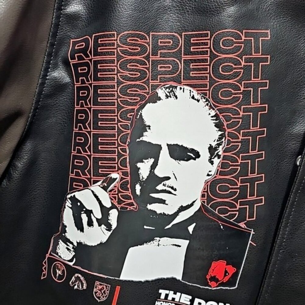 The Godfather x Members Only Bomber Varsity Jacket Size XL New - Picture 5 of 16